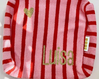 Personalized cosmetic bag, cosmetic bag with name, makeup bag, personalized makeup bag, best friend birthday gift