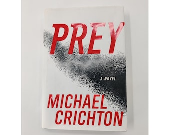 Prey Michael Crichton Erstausgabe Hardcover 2002 Thriller ISBN 0066214122