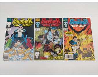 Punisher War Zone #2 3 19 VF+ Chuck Dixon John Romita Jr.