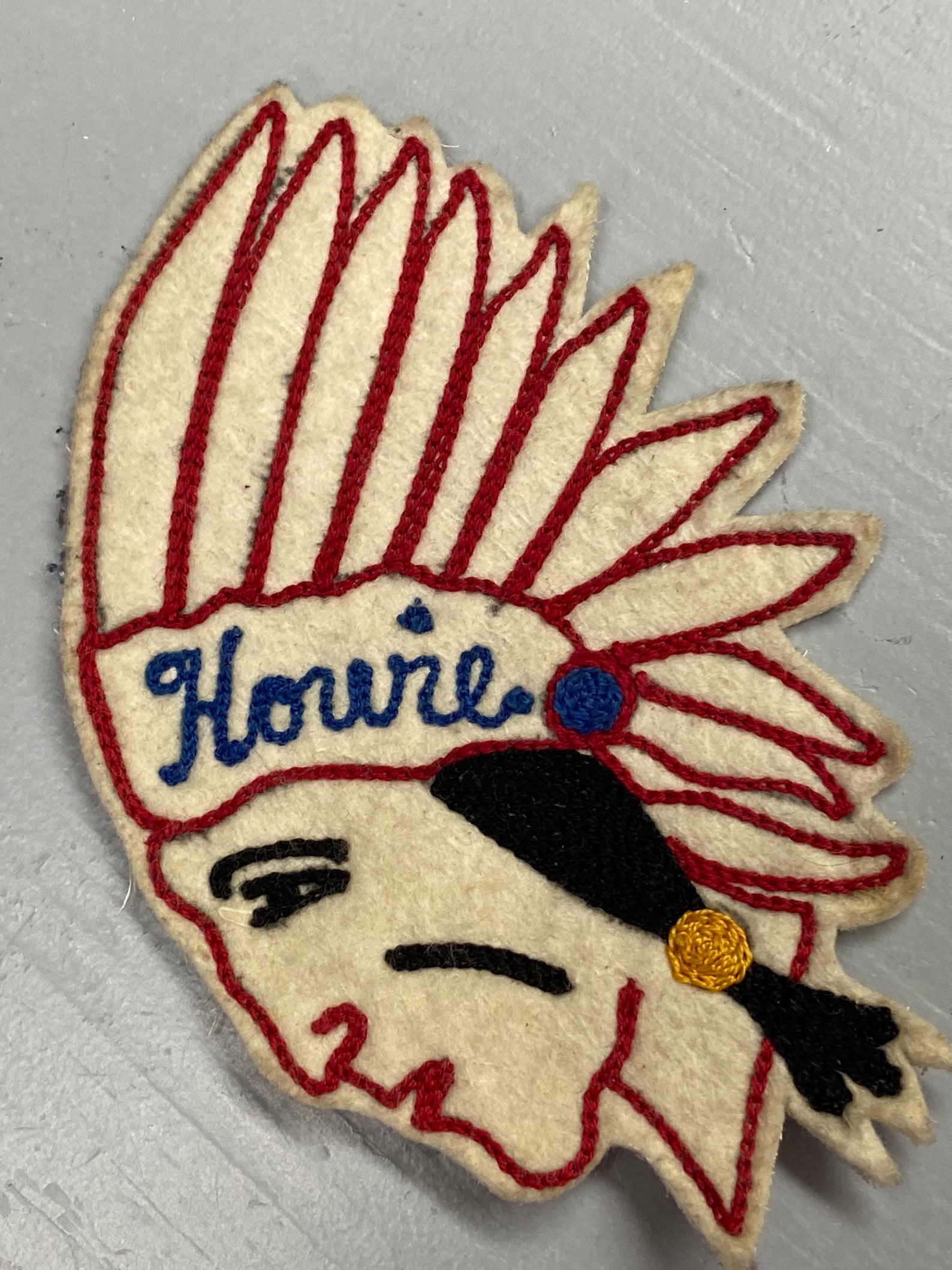 Indian Chief Sew On Fabric Patch Vintage Native American Etsy