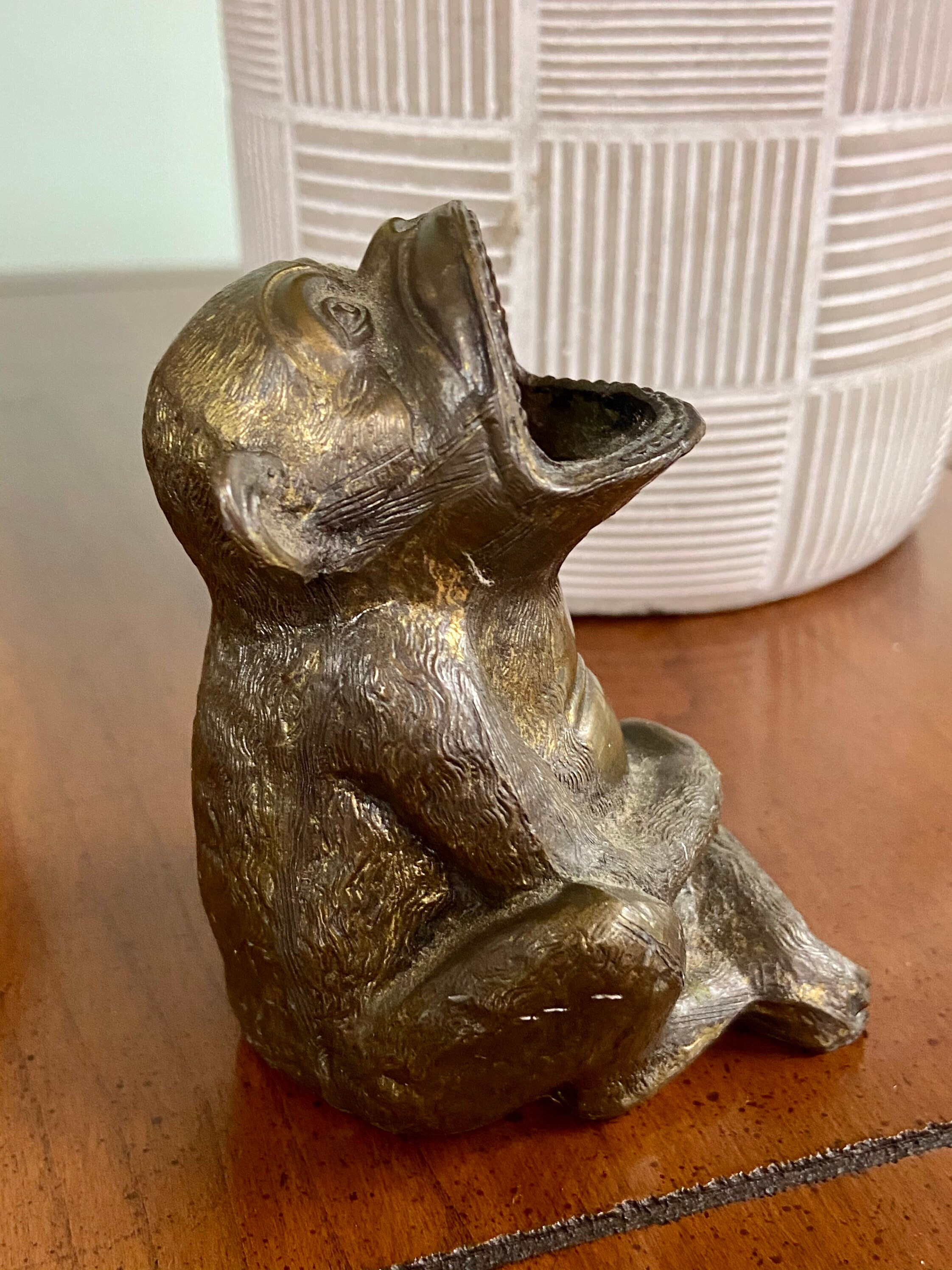 JB Jenning Bros Antique Monkey Cigar Rest Ashtray Vintage Etsy