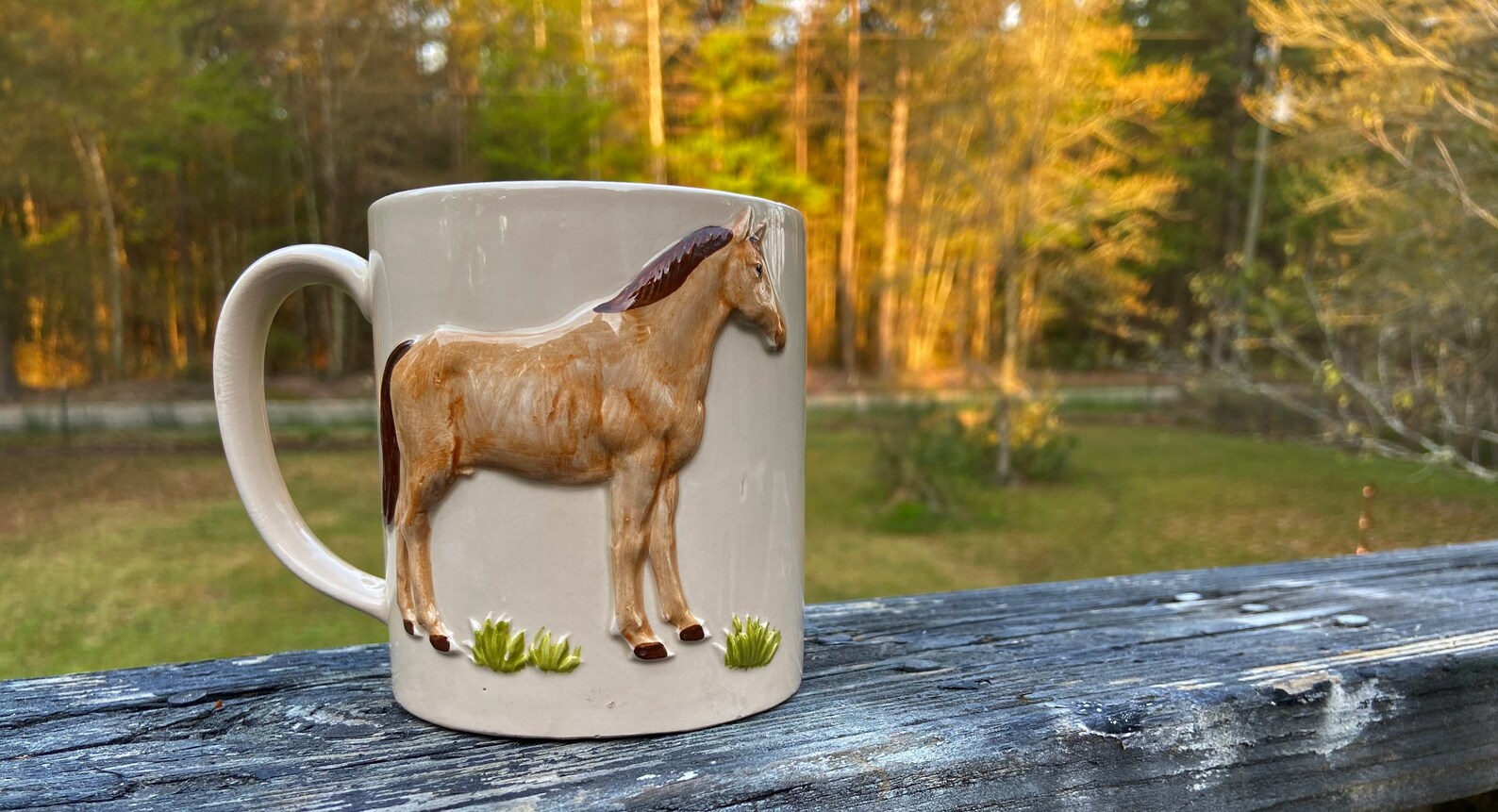 Horse Coffee Mug Horse Coffee Cup. Ceramic Coffee Mug Etsy