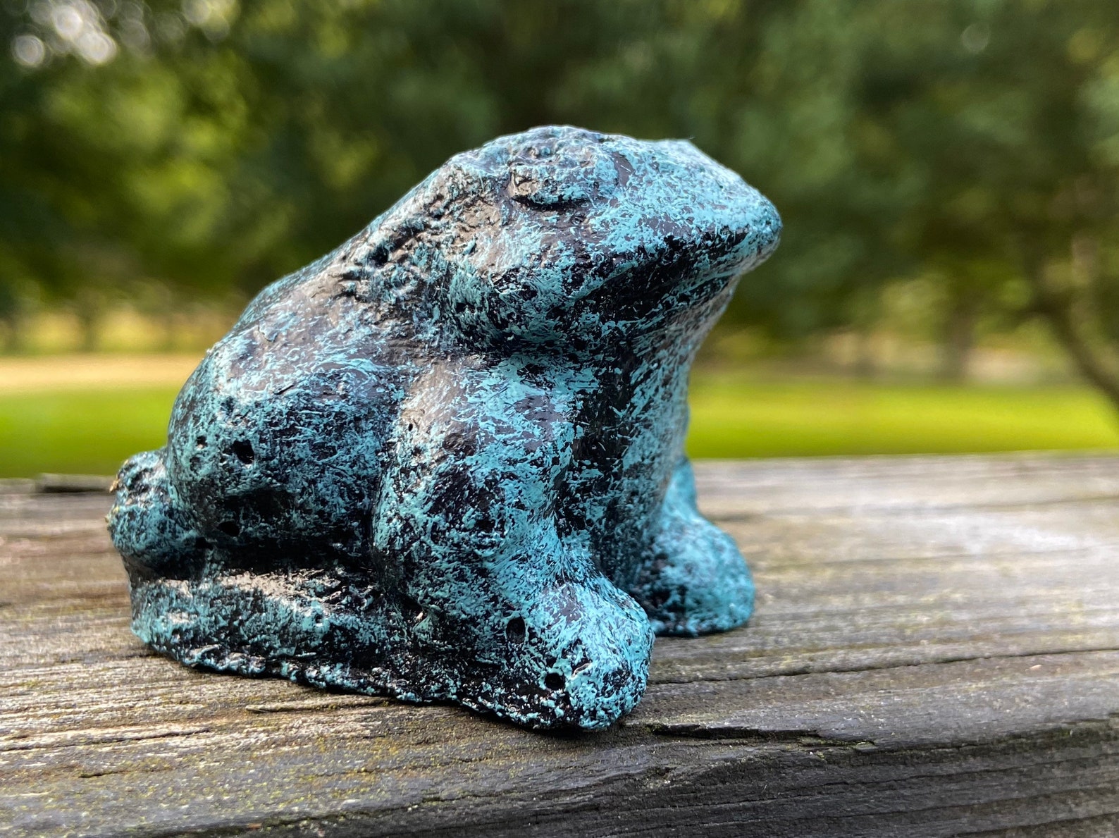 Concrete Frog Statue Cement Frog Statue Concrete Toad | Etsy
