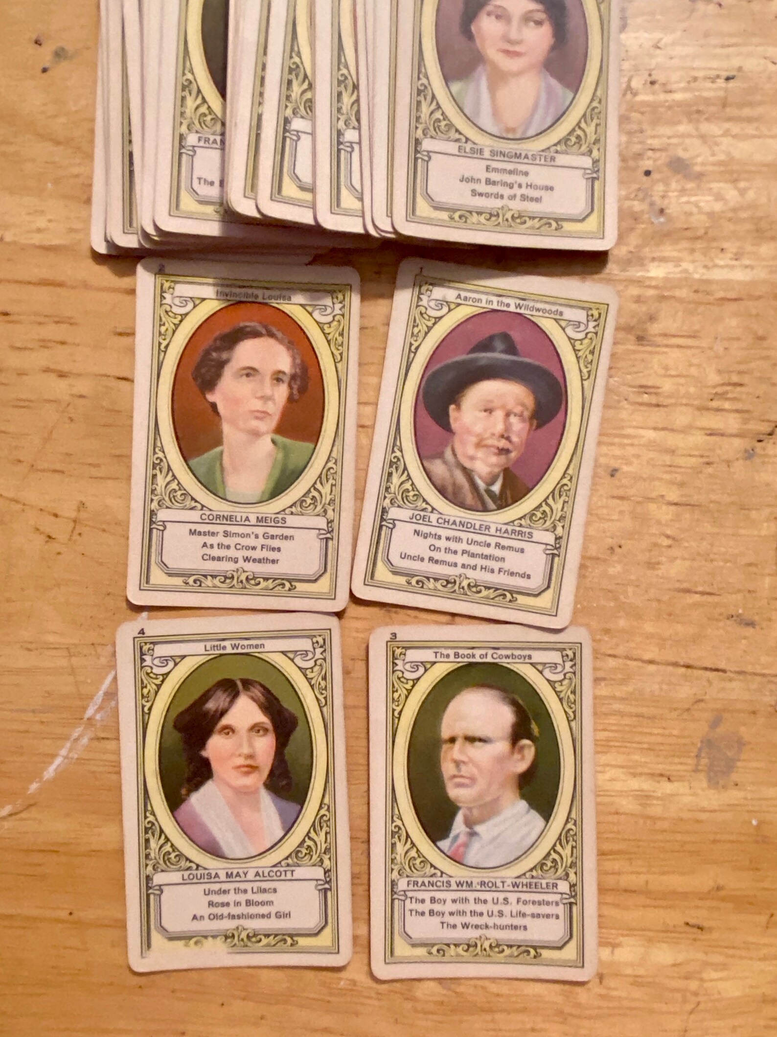 Authors Card Game 36 Author Cards Original Box Game Etsy