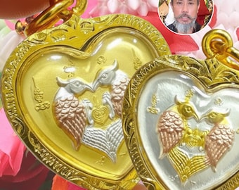 Colgante amuleto de pájaro Sarika mágico para la suerte y la riqueza / amuleto protector.