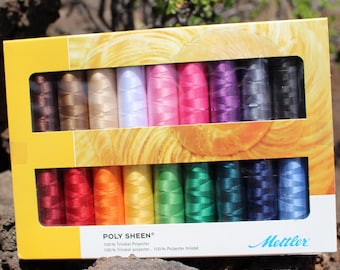 Mettler Poly Sheen Basic Thread Gift Pack 18 Spools