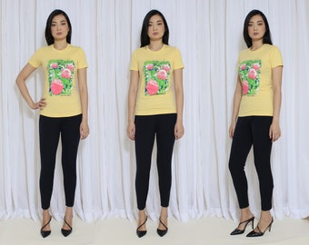 Floral Pop Art The Ultimate Graphic T-Shirt Collection 100 percent cotton customized tops printed Medium size