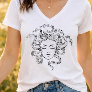 Medusa Feminist Shirt, Greek Mythology Feminist Gift, Empowerment Protest Activist Womens Shirt, Political Statement for Womens Rights Tee