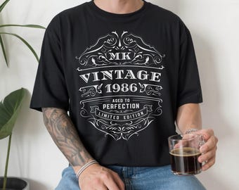 Custom Vintage Birth Year Shirt, Personalized Vintage Label Shirt, Legend Limited Edition Comfort Colors Tee, 30th 40th 50th Birthday Gift