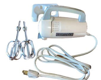 Batidora eléctrica portátil Dormey modelo 7500 de los años 50, 65 vatios, funciona