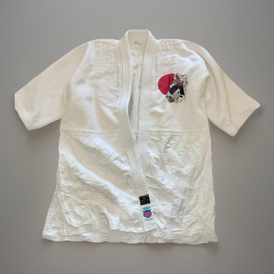 Judo Robe Vintage American Judo Gi Kodokan Robe Made in Japan 70s Quilted 1 - Etsy