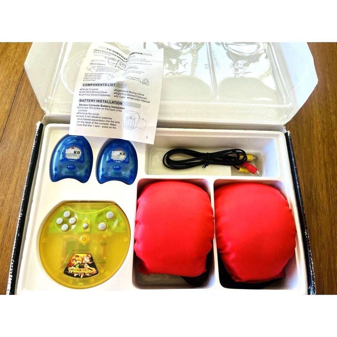 Vintage SDW Virtual Kickboxing Karate Fighting Boxing Plug & Play Video Game, foto 2 di 3