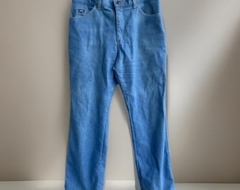 Vaqueros Lee vintage para hombre, 34 x 30, denim azul, rectos, clásicos, fabricados en EE. UU., años 70 y 80.