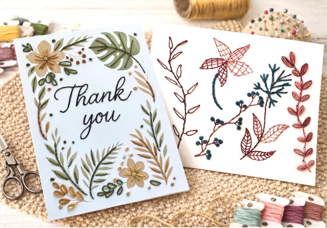 Paper Embroidery Patterns With Video Tutorials Step by Step - Etsy
