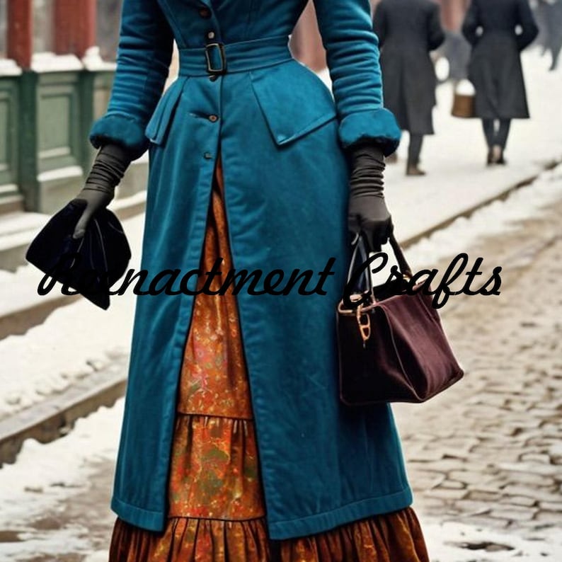 Victorian Walking Dress, Reenactment Dress, Vintage Long Coat, Victorian Lady Costume, Regency Steampunk Outfit, Gothic Vintage Coat, Renaissance Fair Dress, Victorian Riding Coat, Edwardian Fashion Gown, Cosplay Historical Dress, Antique Style Clothing, Victorian Street Style,  19th Century Costume, Victorian Coat Dress, Historical Women’s Outfit, Edwardian Coat, Steampunk Victorian Costume, Period Drama Costume, Elegant Vintage Outfit, Handmade Historical Coat