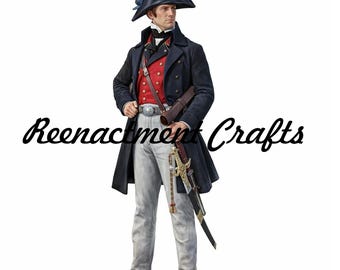 18世紀イギリス軍のレッドコート（軍服）の手作り制服：特注ウール