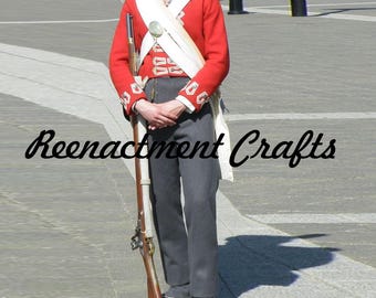 18世紀イギリス軍のレッドコートウール燕尾服：独立戦争時の軍服