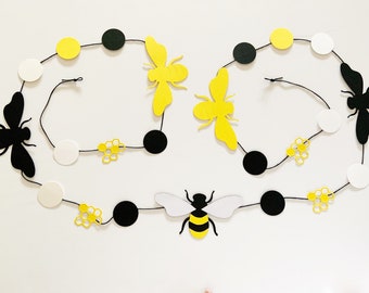 Bee Garland, bride to bee, birthday, meant to bee