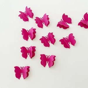 3D Butterfly Confetti, baby shower, birthday, fairy party, 50 count