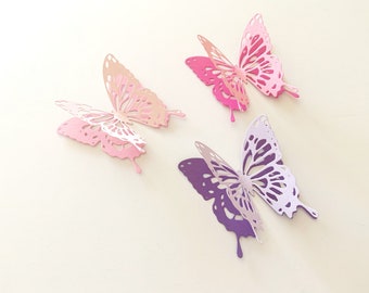 Butterfly Confetti, 3D paper butterflies, birthday party, baby shower