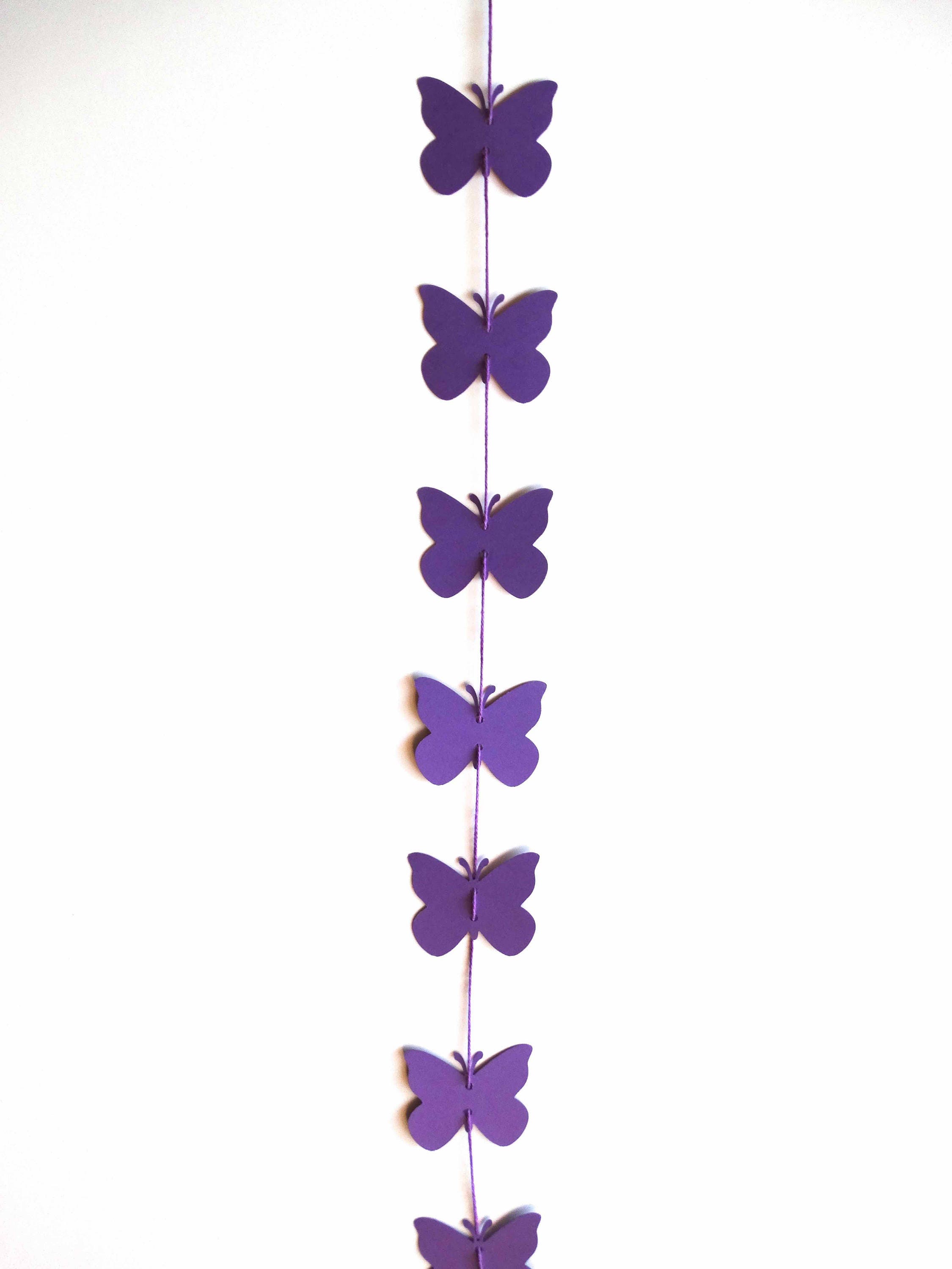 Butterfly garland vertical garland wedding backdrop Etsy