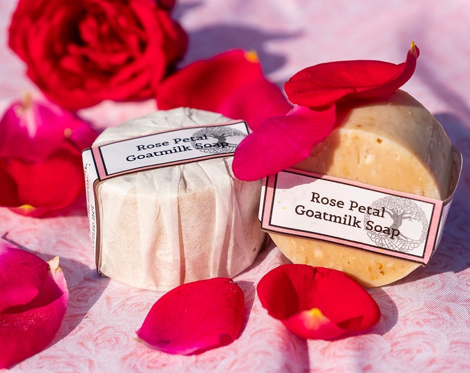 Rose Petals and Honey Goats Milk Soap