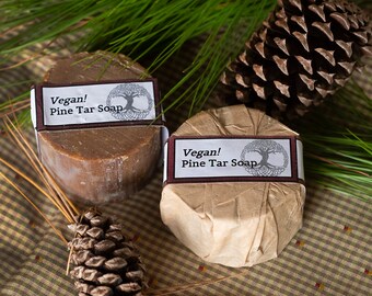 Pine Tar Vegan Soap