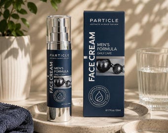 Particle gezichtscrème voor heren – anti-aging vochtinbrengende crème voor mannen – dagelijkse gezichtsverzorgingscrème – hydraterende en verstevigende huidverzorging – 50 ml