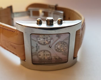 Ladies Watch LP Lucien Piccard Pink Quartz Chronograph