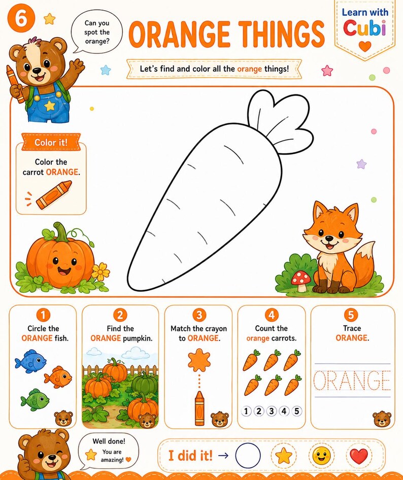 Toddler Colors Activity Book | Color Learning Printable PDF (ages 2-3 ...