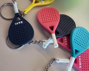 Llavero Pala de Padel (personalizable)
