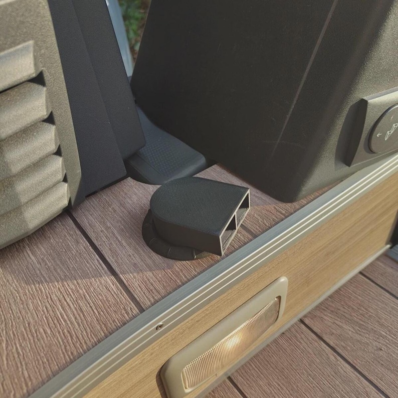 Luftstrom-Lenkung für Truma Heizung | Camper Wohnmobil Luftverteiler Diffusor Zubehör | 55mm kompatibel | Wintercamping Heizungsdeflektor