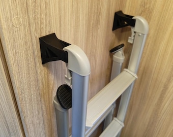 Space-saving ladder holder for campers without drilling – Space-saving wall mount for motorhomes & vans