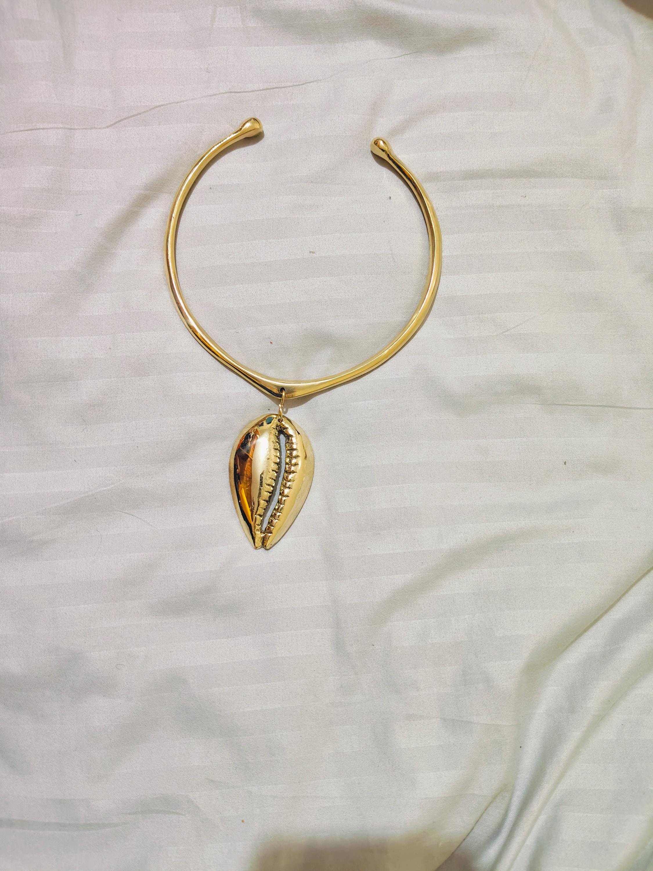 Shell Kenya Design Handmade Brass Cowrie Shell Choker, Kenyan Design - Etsy
