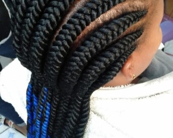 編み込みヘアエクステンション：30インチ合成毛