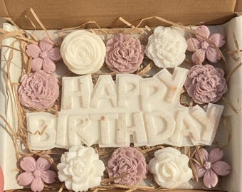 Birthday Wax Melts Gift Set | Floral Scented Home Fragrance