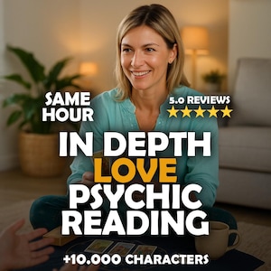 Same Hour Love Psychic Reading, Honest Psychic Reading, Soulmate and Ex Love Reading, Spiritual Psychic Advice, Accurate Love Tarot Insight