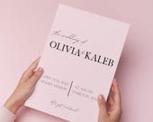 Wedding Planner - Digital Wedding Binder Template - Printable Planner - Timelines, Vendor Contacts, Bridal Party Contacts & More! 23 Pages
