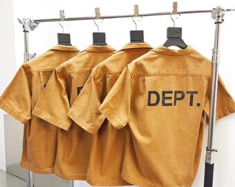 Canvas Parker Shirt Streetwear Casual Oversized Unisex Fashion Top