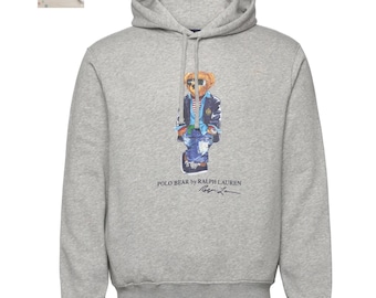 Polo Ralph Lauren Polo Bear Fleece Hoodie Unisex Luxury Streetwear Sweatshirt