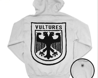 Vultures Logo Hoodie White Kanye West Ty Dolla Sign Unisex Streetwear Hoodie