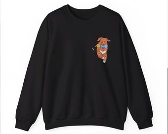 Sassy the Sasquatch Sweatshirt Aussie Funny Cartoon Unisex Jumper