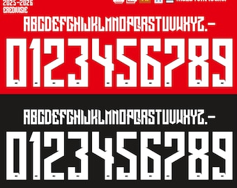 AZ Alkmaar 2025-2026 Font – Vector Typeface (Digital Download)