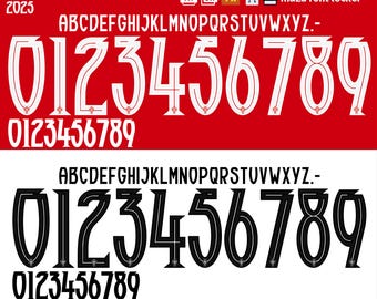 Portugal 2025 Schriftart - Vektorschrift für Shirts (Digitaler Download)