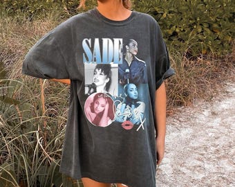 Retro Sade Adu Concert Tee - Unisex Pop Music Shirt
