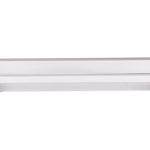 May include: A white, rectangular LED light fixture. The fixture has a clean, modern design with a flat, panel-like appearance. It is designed for overhead lighting and is suitable for various indoor spaces.