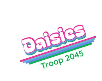 Digitaler Download | Girl Scout Gänseblümchen Logo | Anpassung mit CANVA verfügbar