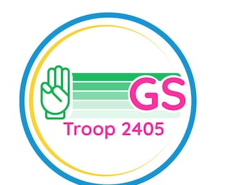 Download digital | Logotipo da Girl Scout On My Honor | Logotipo da GS Troop | Personalização em Cava