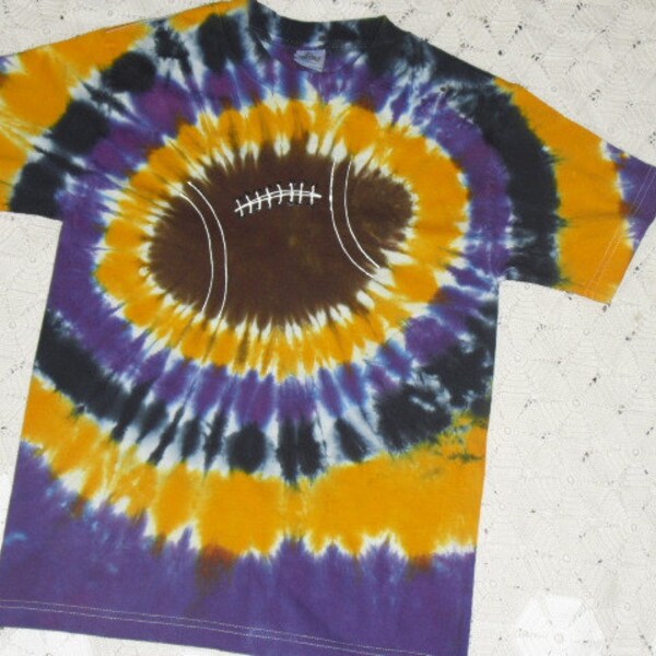 RESERVED for Ward-  5XL football shirt in purple, gold, and black