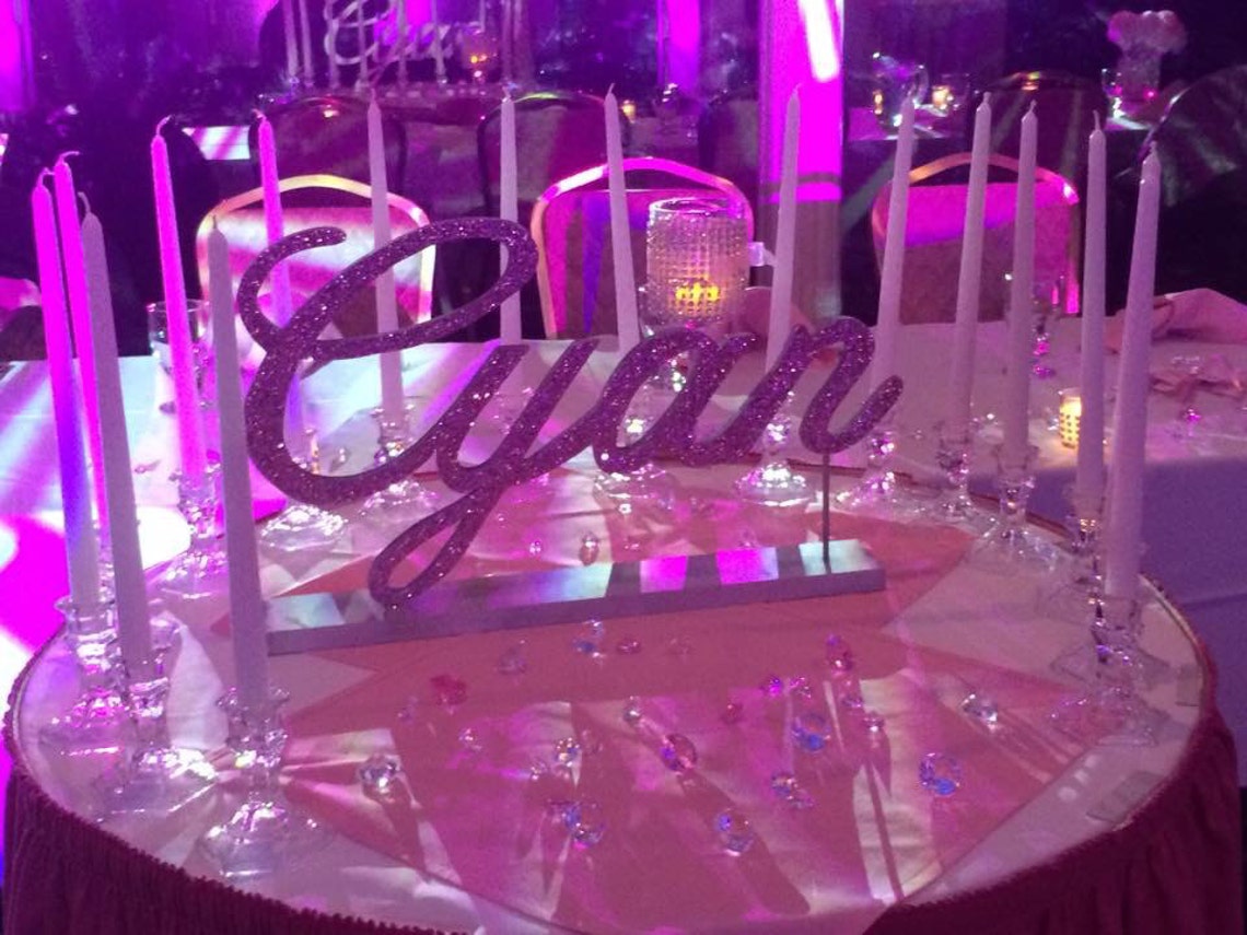 Sweet 16 Candelabra Name Largecustom Wood Name Nursery Etsy